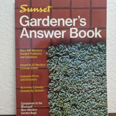 Sunset Gardener's Answer Book by A. Cort Sinnes Paperback 1982